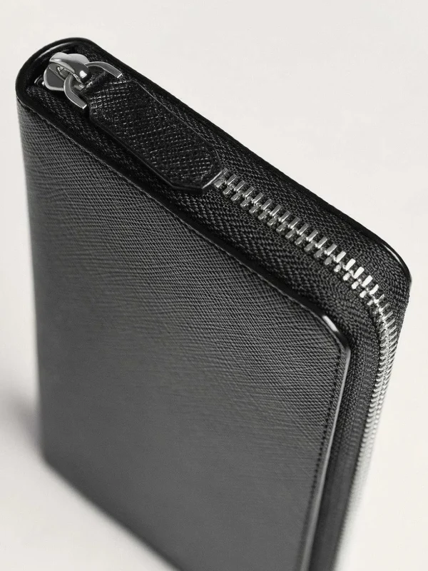 oliver_embossed_leather_z_4-1.webp Oliver Embossed Leather Zip-Around Wallet<PEDRO Sale