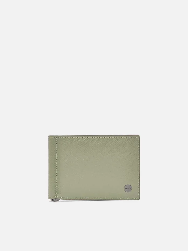 Oliver Leather Bi-Fold Card Holder With Money Clip<PEDRO Online