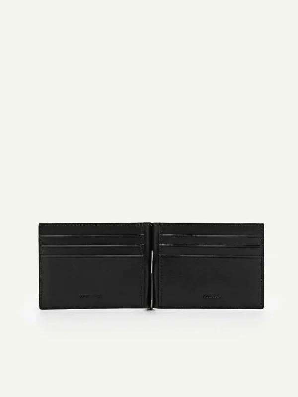 Oliver Leather Bi-Fold Card Holder With Money Clip<PEDRO Hot