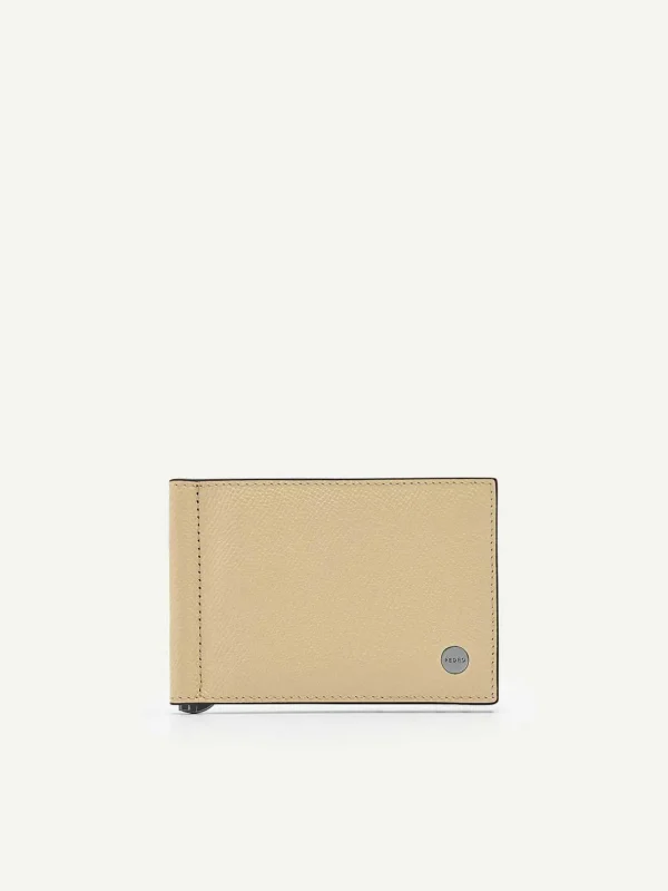 Oliver Leather Bi-Fold Money Clip Cardholder<PEDRO Cheap
