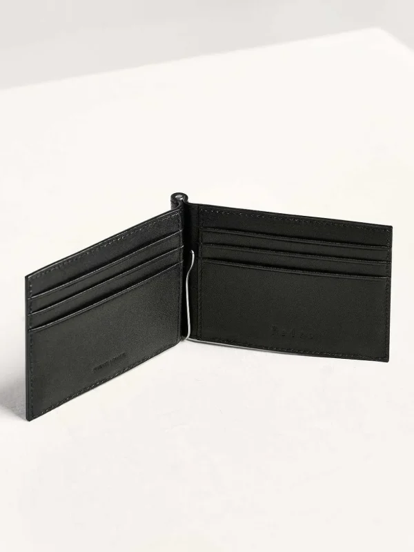 Oliver Leather Bi-Fold Money Clip Cardholder<PEDRO Cheap