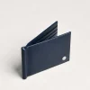 Oliver Leather Bi-Fold Money Clip Cardholder<PEDRO Cheap