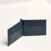 Oliver Leather Bi-Fold Money Clip Cardholder<PEDRO Cheap