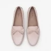 pearlized_calf_leather_bo_2.webp Pearlized Calf Leather Bow Driving Shoes<PEDRO Shop
