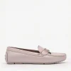 pearlized_calf_leather_bo_4.webp Pearlized Calf Leather Bow Driving Shoes<PEDRO Shop