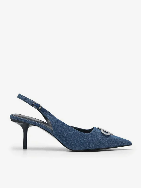 pedro_icon_denim_pointed__0.webp Icon Denim Pointed Slingback Pumps<PEDRO Shop