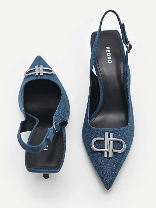 pedro_icon_denim_pointed__3.webp Icon Denim Pointed Slingback Pumps<PEDRO Shop
