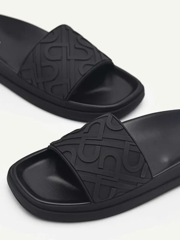 Icon Embossed Slide Sandals<PEDRO Discount