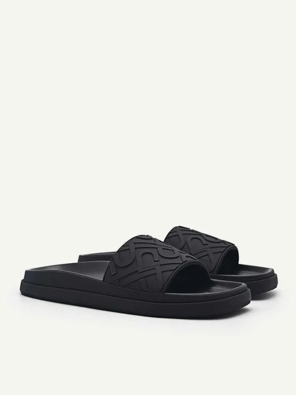 Icon Embossed Slide Sandals<PEDRO Discount