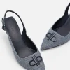 Icon Fabric Pointed Slingback Pumps<PEDRO Best Sale