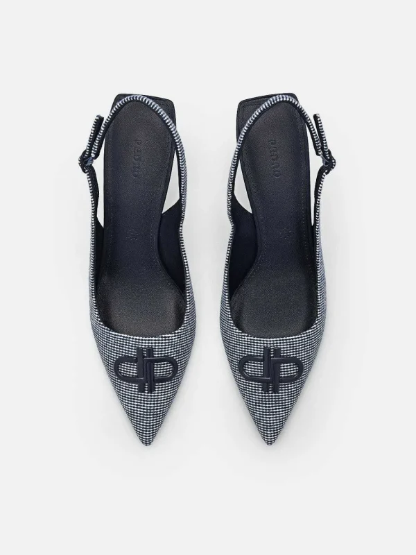 Icon Fabric Pointed Slingback Pumps<PEDRO Best Sale