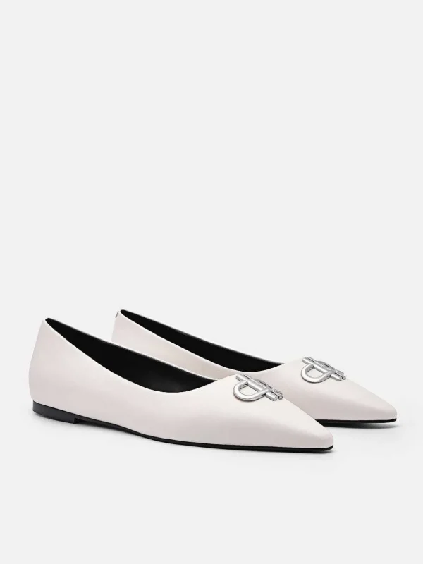 Icon Leather Ballet Flats<PEDRO Cheap