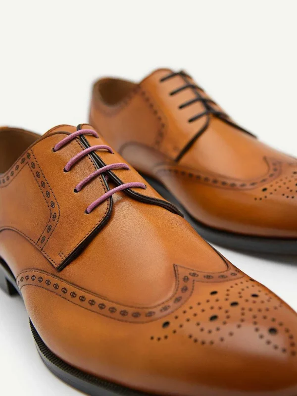 Icon Leather Brogue Derby Shoes<PEDRO Hot