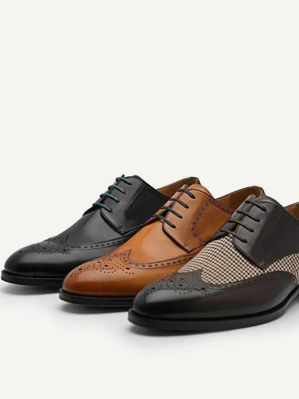 Icon Leather Brogue Derby Shoes<PEDRO Hot