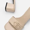 Icon Leather Heel Sandals<PEDRO Sale