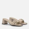 Icon Leather Heel Sandals<PEDRO Sale