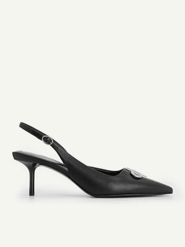 pedro_icon_leather_pointe_0-1.webp Icon Leather Pointed Slingback Pumps<PEDRO Cheap