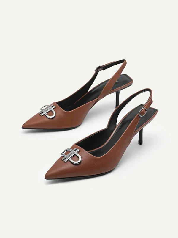 pedro_icon_leather_pointe_1-2.webp Icon Leather Pointed Slingback Pumps<PEDRO Cheap
