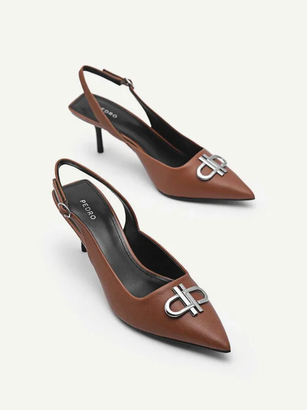 pedro_icon_leather_pointe_3-2.webp Icon Leather Pointed Slingback Pumps<PEDRO Cheap