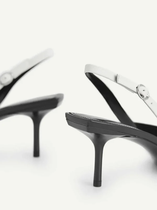 pedro_icon_leather_pointe_3.webp Icon Leather Pointed Slingback Pumps<PEDRO Outlet