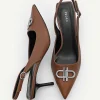 Icon Leather Pointed Slingback Pumps<PEDRO Cheap