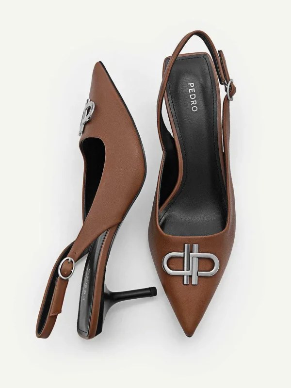 pedro_icon_leather_pointe_4-2.webp Icon Leather Pointed Slingback Pumps<PEDRO Cheap