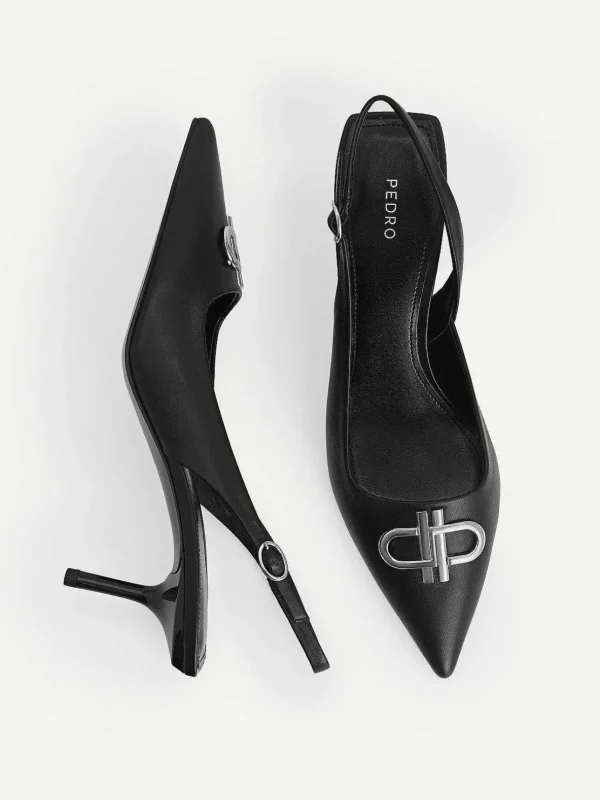 pedro_icon_leather_pointe_5-1.webp Icon Leather Pointed Slingback Pumps<PEDRO Cheap