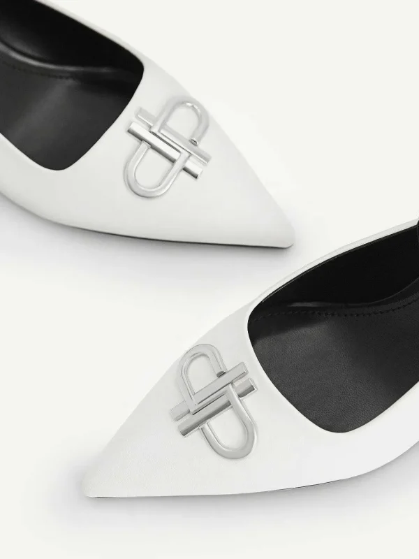 pedro_icon_leather_pointe_5.webp Icon Leather Pointed Slingback Pumps<PEDRO Outlet