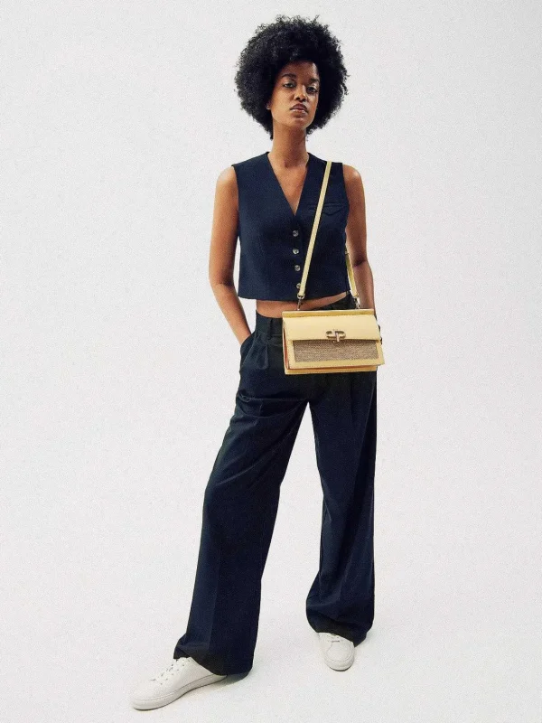 pedro_icon_leather_should_2-7.webp Icon Leather Shoulder Bag<PEDRO Hot