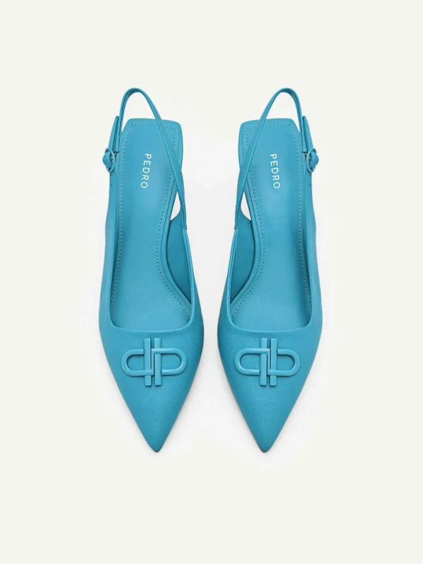 Icon Leather Slingback Pumps<PEDRO Shop