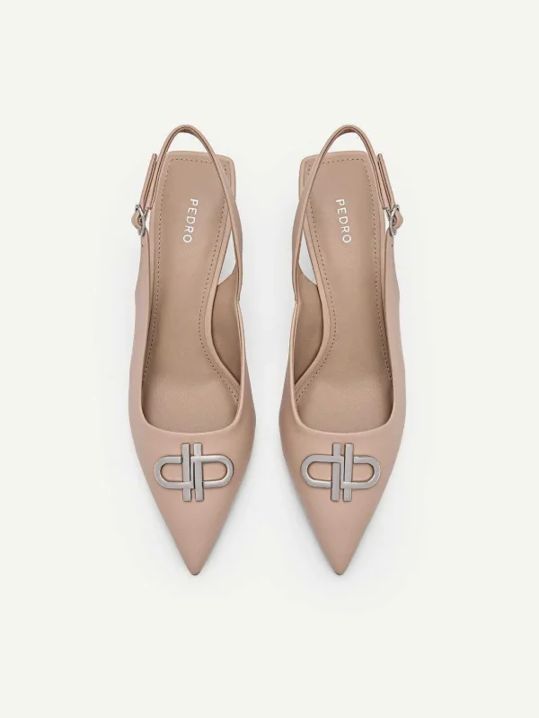 pedro_icon_leather_slingb_4.webp Icon Leather Slingback Pumps<PEDRO Best