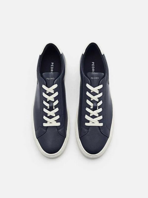 pedro_icon_ridge_leather__4-4.webp Icon Ridge Leather Sneakers<PEDRO Cheap