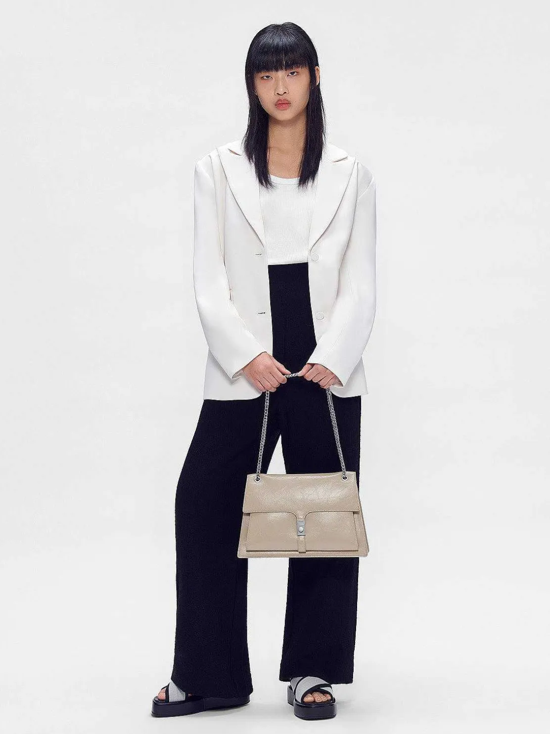 Studio Farida Leather Shoulder Bag<PEDRO Cheap