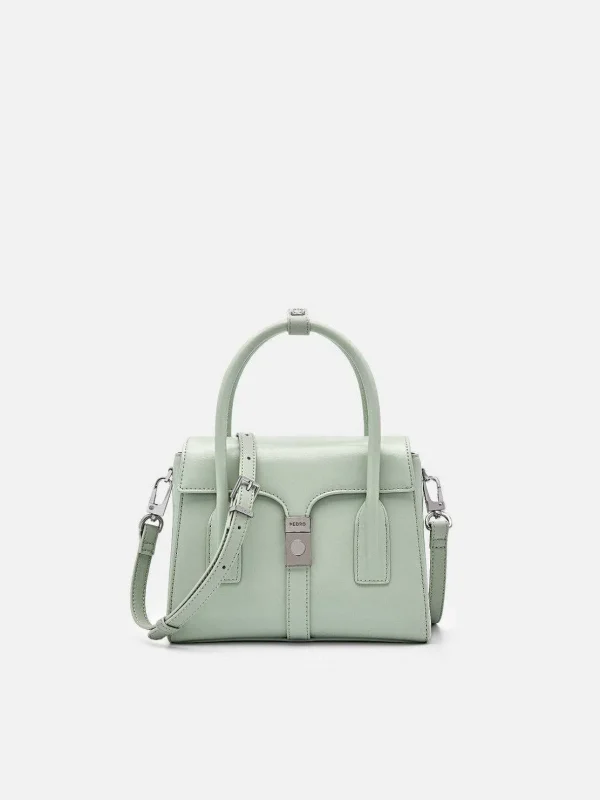 pedro_studio_farida_leath_5-10.webp Studio Farida Leather Compact Handbag<PEDRO Sale