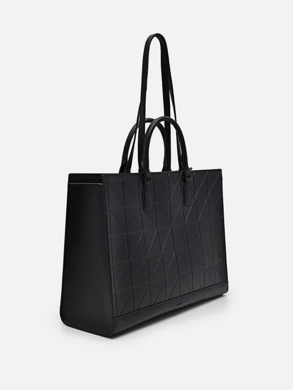pedro_studio_leather_pixe_0-1.webp Studio Leather Pixel Tote Bag<PEDRO Store
