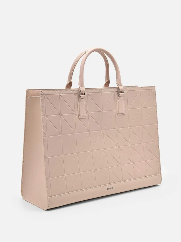 pedro_studio_leather_pixe_2.webp Studio Leather Pixel Tote Bag<PEDRO Online