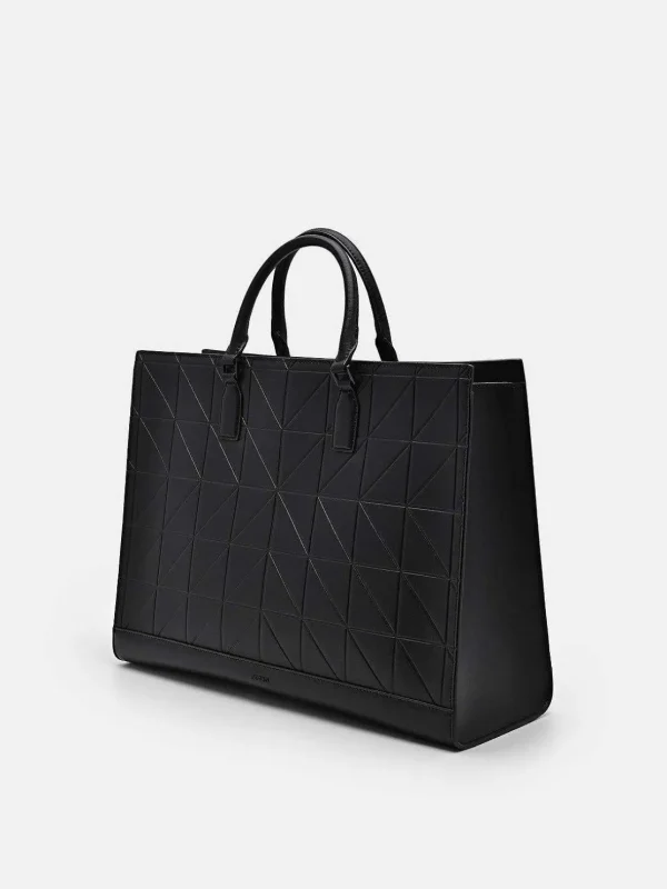 pedro_studio_leather_pixe_6-1.webp Studio Leather Pixel Tote Bag<PEDRO Store