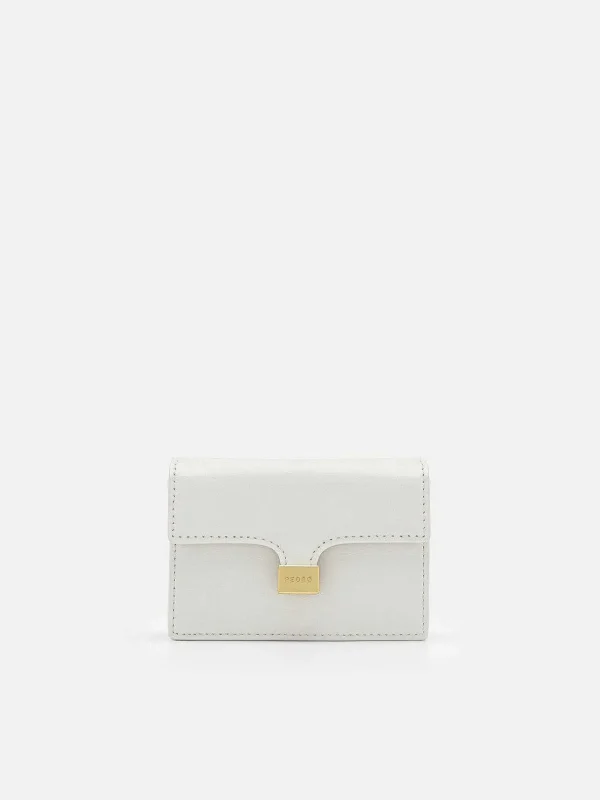 pedro_studio_leather_trif_3.webp Studio Leather Tri-Fold Wallet<PEDRO Online