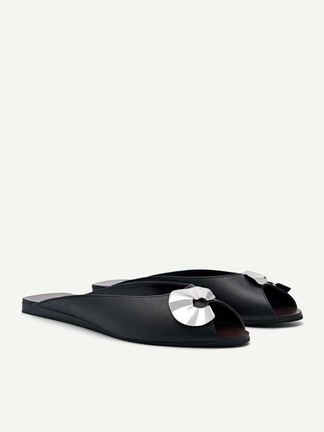 Peep Toe Slip Ons<PEDRO Sale