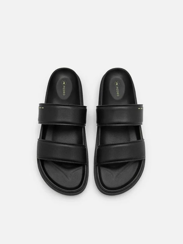 Re Recycled Leather Slide Sandals<PEDRO Sale
