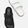 Re Recycled Leather Slide Sandals<PEDRO New
