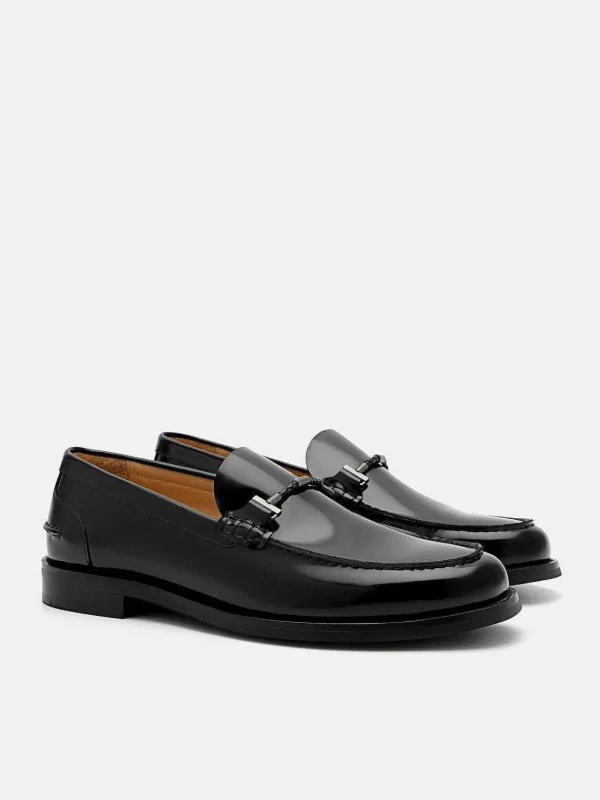 Robert Leather Horsebit Loafers<PEDRO Cheap