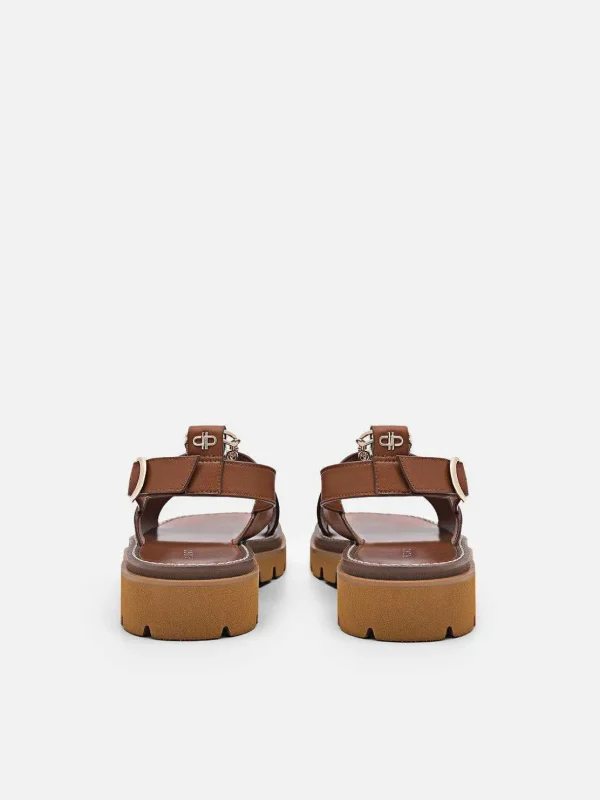 Slingback Cross Strap Sandals<PEDRO Best