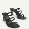 Strappy Heel Lizard-Effect Sandals<PEDRO Sale