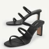Strappy Heel Lizard-Effect Sandals<PEDRO Sale