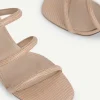 Strappy Heel Lizard-Effect Sandals<PEDRO Sale