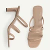 Strappy Heel Lizard-Effect Sandals<PEDRO Sale