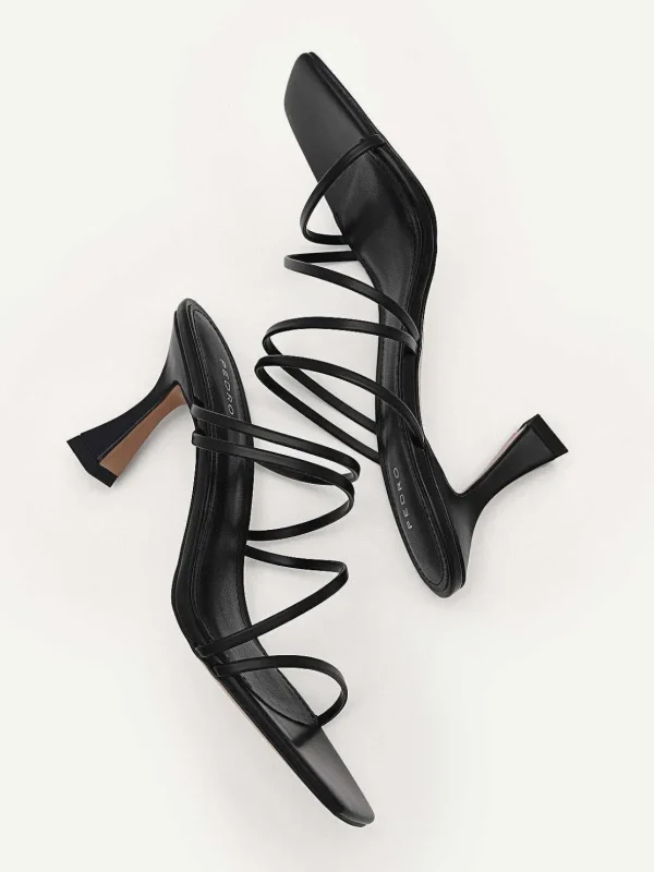 strappy_heel_sandals__bla_4.webp Strappy Heel Sandals - Black<PEDRO Outlet