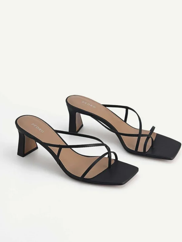 Strappy Toe Loop Heel Sandals<PEDRO Best Sale