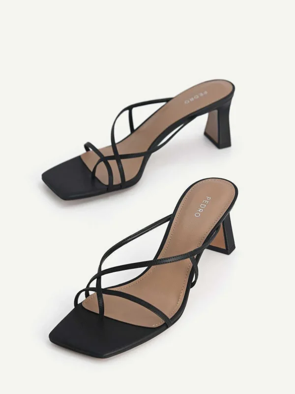 Strappy Toe Loop Heel Sandals<PEDRO Best Sale